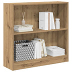 Bücherregal Artisan-Eiche 80x24x76cm Holzwerkstoff