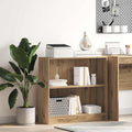 Bücherregal Artisan-Eiche 80x24x76cm Holzwerkstoff