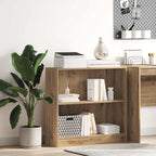 Bücherregal Artisan-Eiche 80x24x76cm Holzwerkstoff