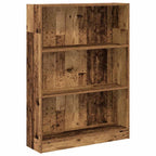Bücherregal Altholz-Optik 80x24x109 cm Holzwerkstoff