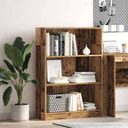 Bücherregal Altholz-Optik 80x24x109 cm Holzwerkstoff