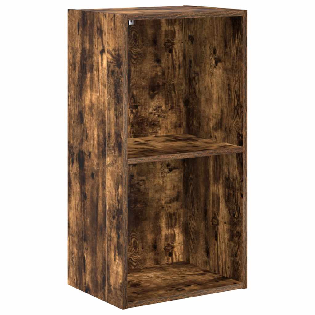 Bücherregal Räuchereiche 40x30x77 cm Holzwerkstoff