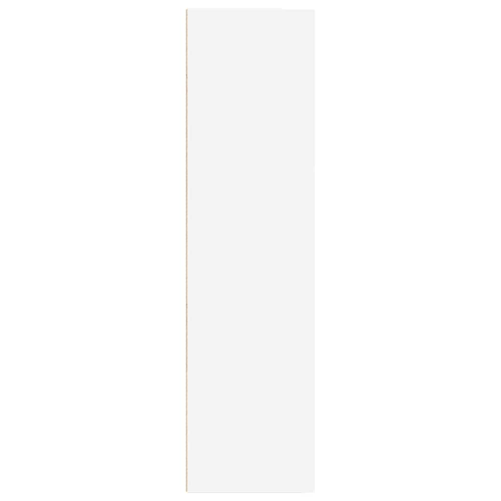 Bücherregal Weiß 40x30x114 cm Holzwerkstoff