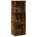 Bücherregal Räuchereiche 40x30x114 cm Holzwerkstoff