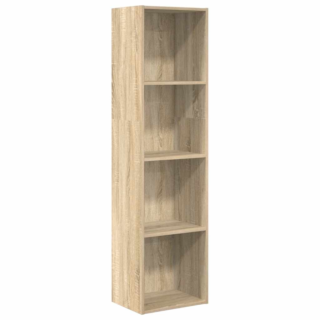 Bücherregal Sonoma-Eiche 40x30x152 cm Holzwerkstoff