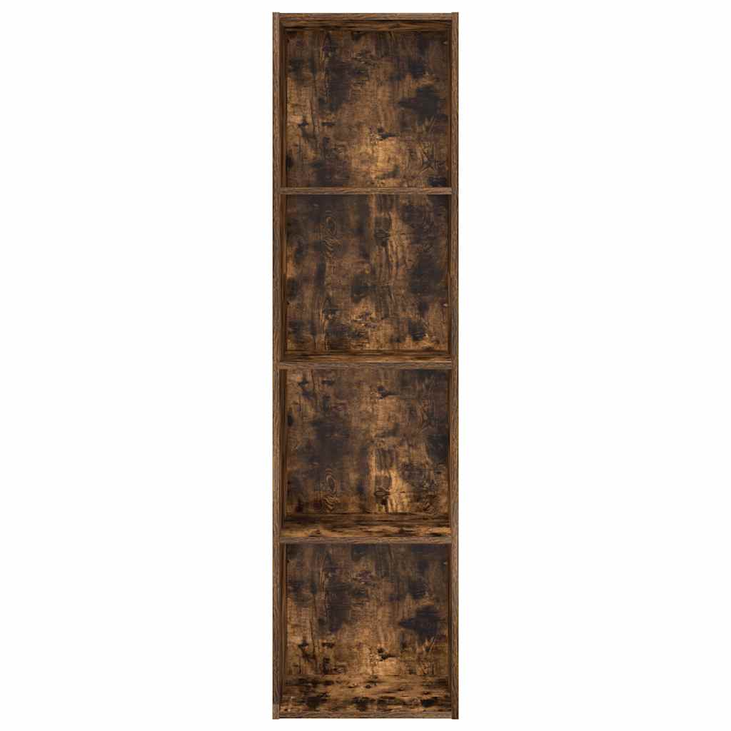 Bücherregal Räuchereiche 40x30x152 cm Holzwerkstoff