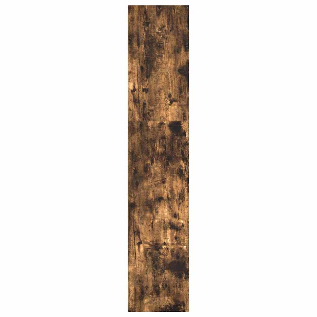 Bücherregal Räuchereiche 40x30x152 cm Holzwerkstoff