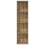 Bücherregal Artisan-Eiche 40x30x152 cm Holzwerkstoff