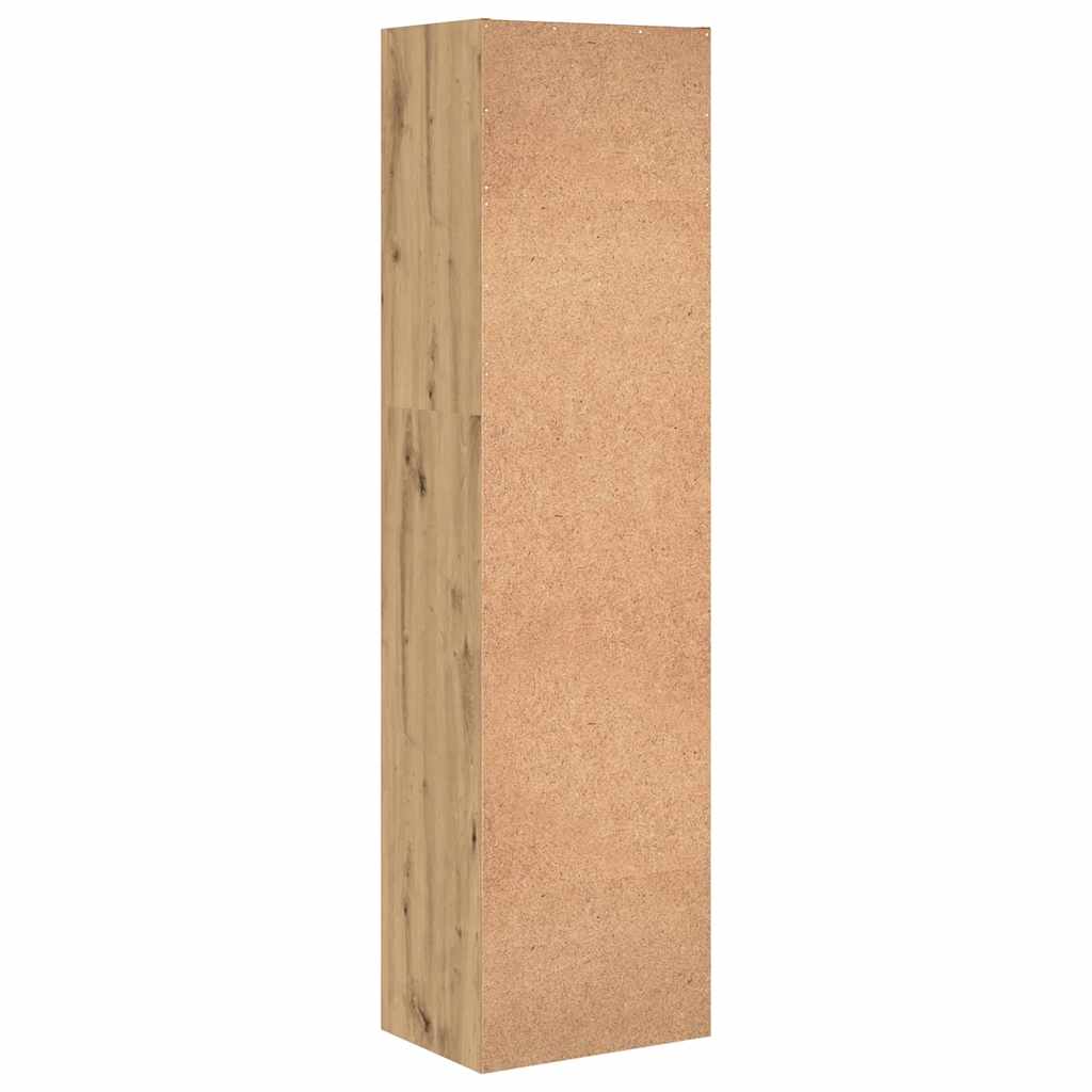 Bücherregal Artisan-Eiche 40x30x152 cm Holzwerkstoff