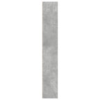 Bücherregal Betongrau 40x30x189 cm Holzwerkstoff