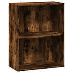 Bücherregal Räuchereiche 60x30x77 cm Holzwerkstoff