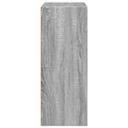 Bücherregal Grau Sonoma 80x30x77 cm Holzwerkstoff