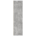 Bücherregal Betongrau 80x30x114 cm Holzwerkstoff
