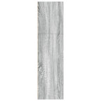 Bücherregal Grau Sonoma 80x30x114 cm Holzwerkstoff