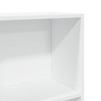 Bücherregal Weiß 80x30x152 cm Holzwerkstoff