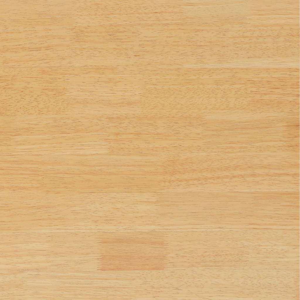 Esszimmerstühle 2 Stk. Natur Massivholz Gummibaum