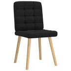 Esszimmerstühle 4 Stk. Schwarz Stoff