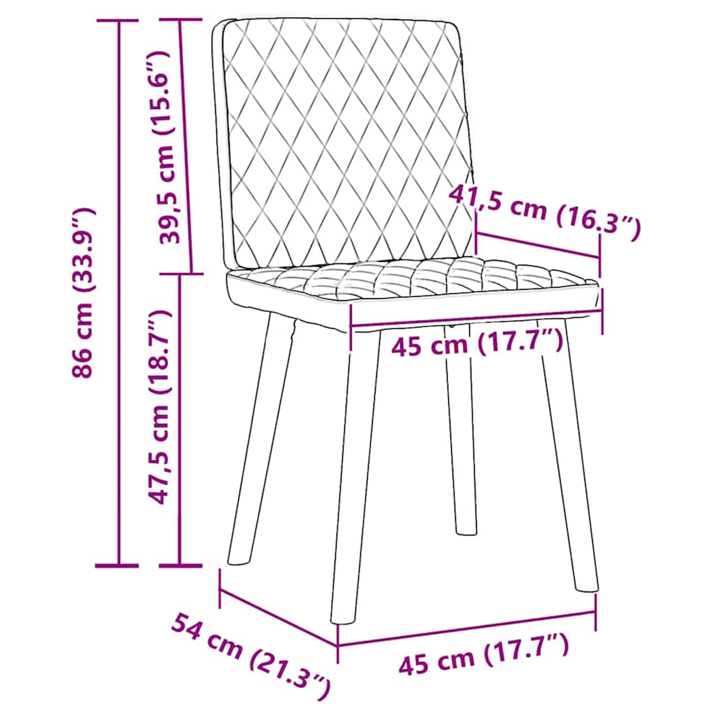 Esszimmerstühle 4 Stk. Schwarz Stoff