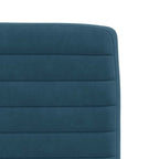 Esszimmerstühle 4 Stk. Blau Samt