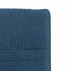 Esszimmerstühle 4 Stk. Blau Stoff