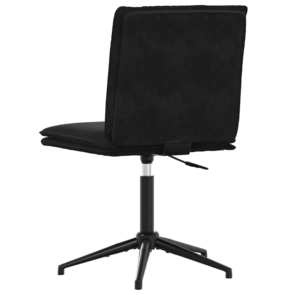 Esszimmerstühle 2 Stk. Schwarz Samt