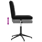 Esszimmerstühle 2 Stk. Schwarz Samt