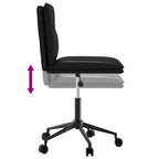 Esszimmerstühle 2 Stk. Schwarz Kunstleder
