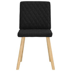 Esszimmerstühle 6 Stk. Schwarz Stoff