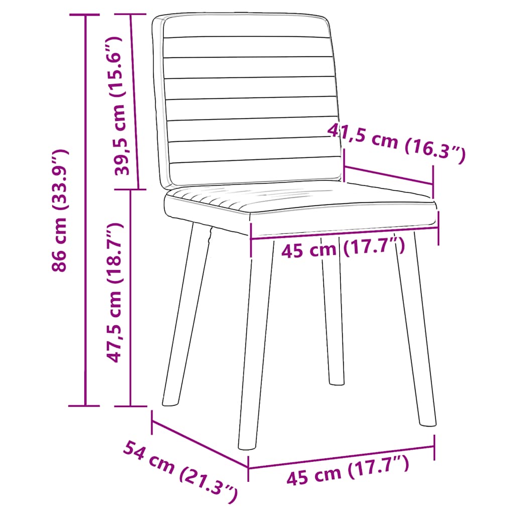 Esszimmerstühle 6 Stk. Wolkengrau Stoff