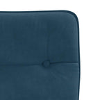Esszimmerstühle 6 Stk. Blau Samt