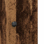 Badezimmerschrank mit Rollenhalter Altholz-Optik 20,5x22x72 cm