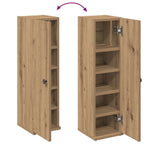 Badezimmerschrank mit Rollenhalter Artisan-Eiche 20,5x22x72 cm