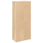 Badezimmerschrank mit Rollenhalter Sonoma-Eiche 39x22x90 cm