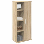 Badezimmerschrank mit Rollenhalter Sonoma-Eiche 39x22x90 cm