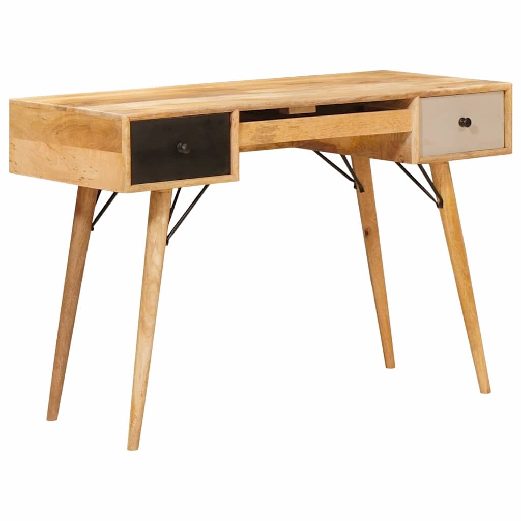 Schreibtisch Braun 110 x 55 x 76 cm Massivholz Mango