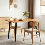 Esstische Braun und Schwarz 110 x 55 x 78 cm Massivholz Mango