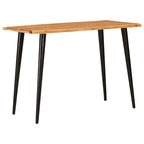 Esstische Braun und Schwarz 110 x 55 x 78 cm Massivholz Mango