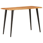 Esstische Braun und Schwarz 110 x 55 x 78 cm Massivholz Mango