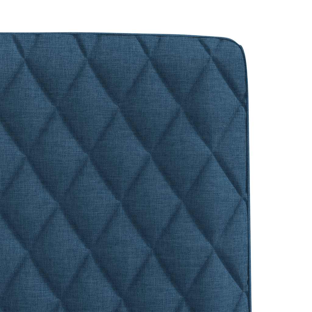 Esszimmerstühle 2 Stk. Blau Stoff