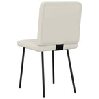 Esszimmerstühle 2 Stk. Creme Samt
