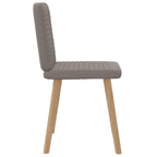 Esszimmerstühle 2 Stk. Taupe Stoff