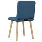 Esszimmerstühle 2 Stk. Blau Stoff
