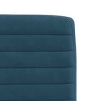 Esszimmerstühle 2 Stk. Blau Samt