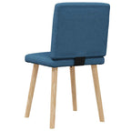 Esszimmerstühle 2 Stk. Blau Stoff