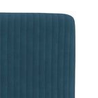 Esszimmerstühle 2 Stk. Blau Samt