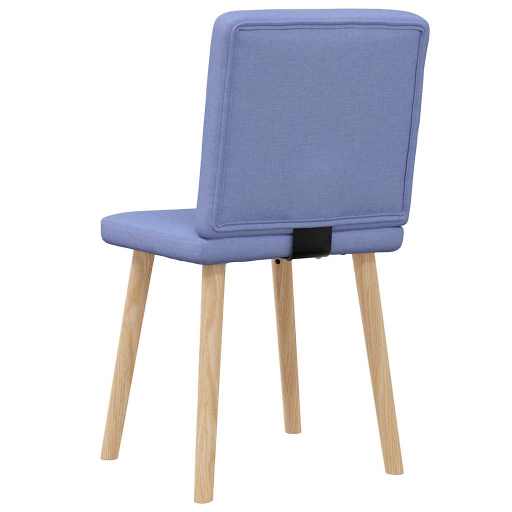 Esszimmerstühle 2 Stk. Jeansblau Stoff