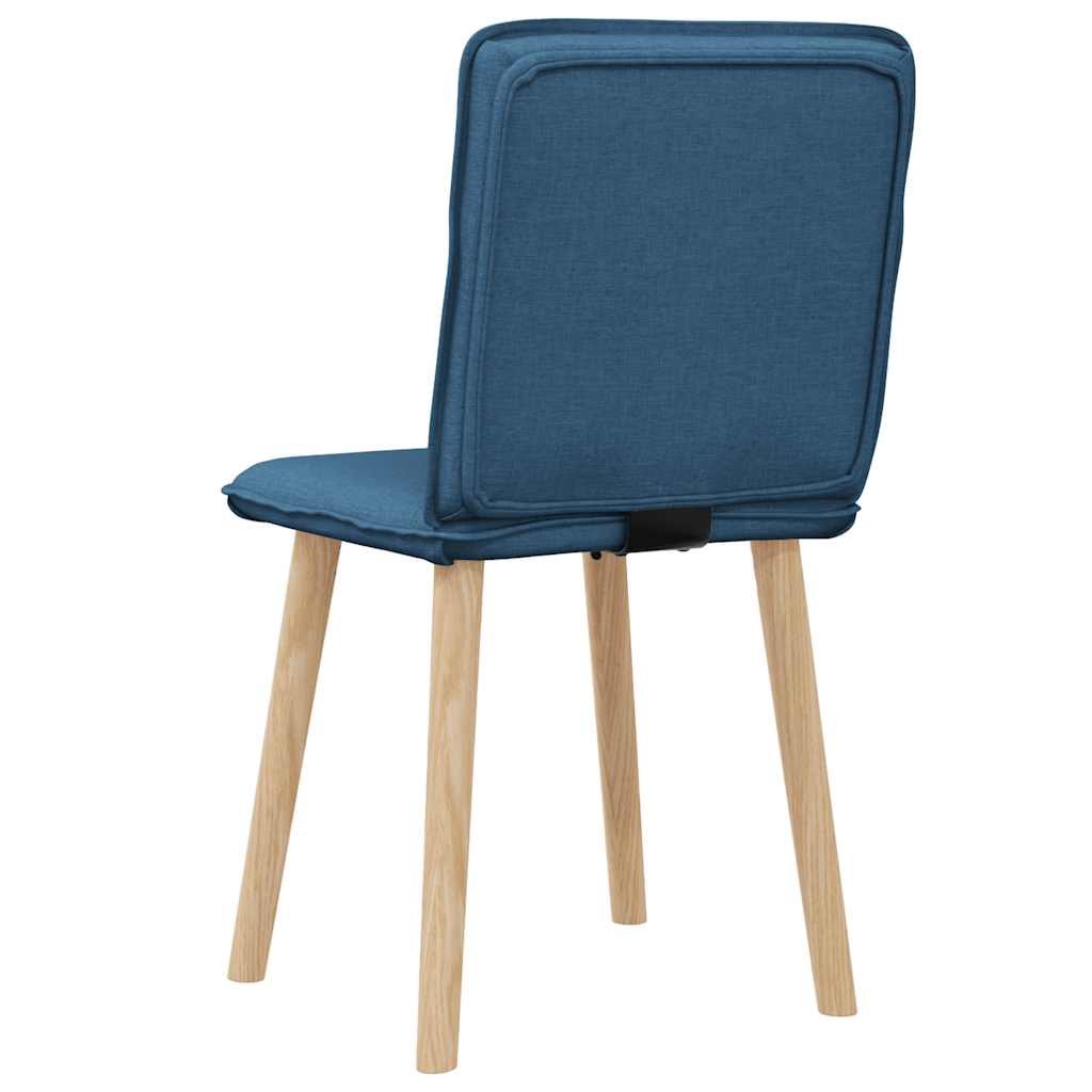 Esszimmerstühle 2 Stk. Blau Stoff