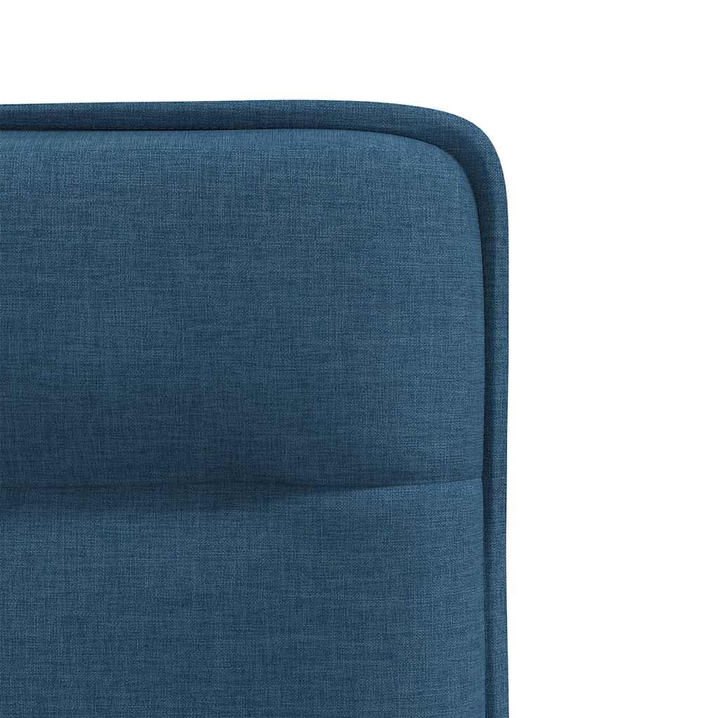 Esszimmerstühle 2 Stk. Blau Stoff