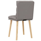 Esszimmerstühle 2 Stk. Taupe Stoff