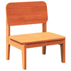 Gartenstuhl Wachsbraun 60x52,5x72 cm Massivholz Kiefer